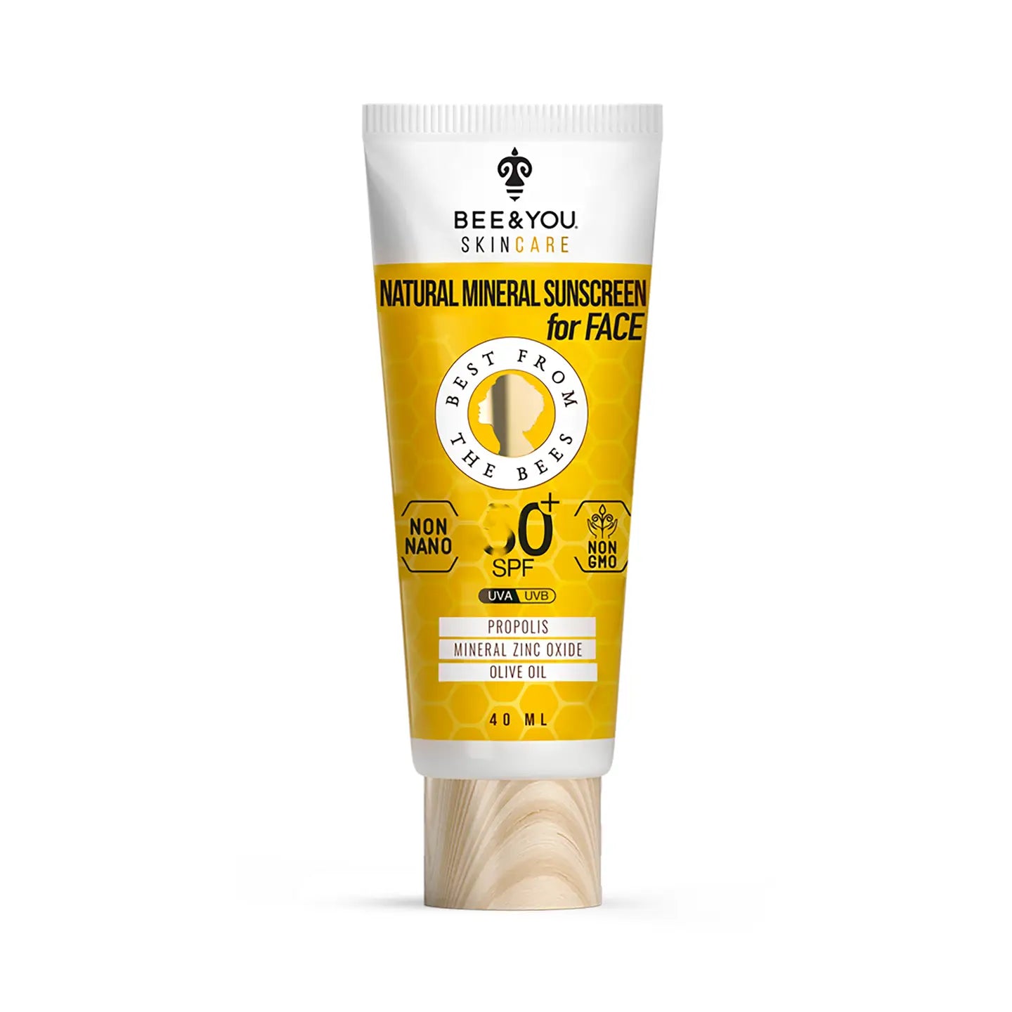 Natural Mineral Sunscreen for Face - SPF 30, Coral Reef Safe
