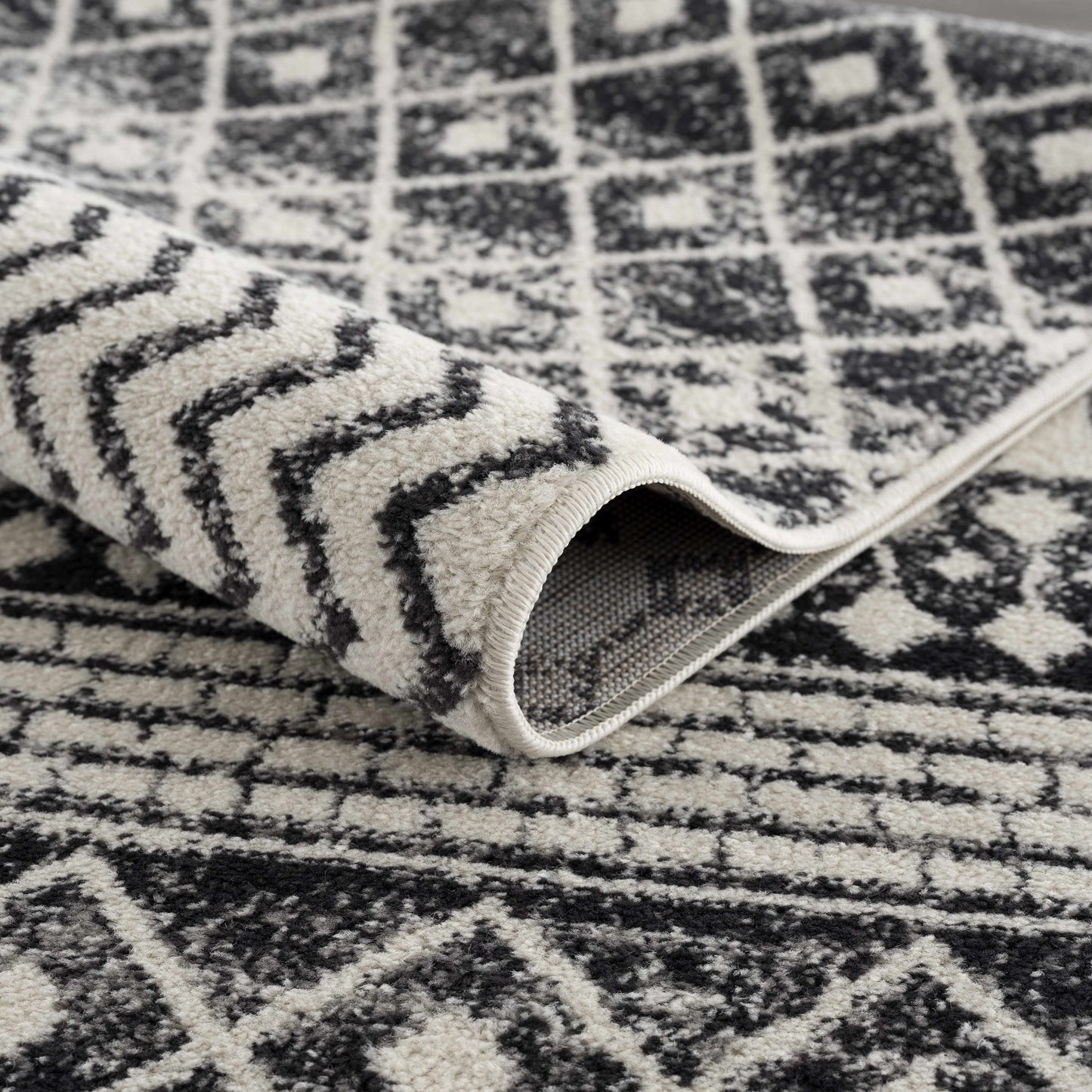 Constantin Black & White All Over Rug - Boutique Rugs