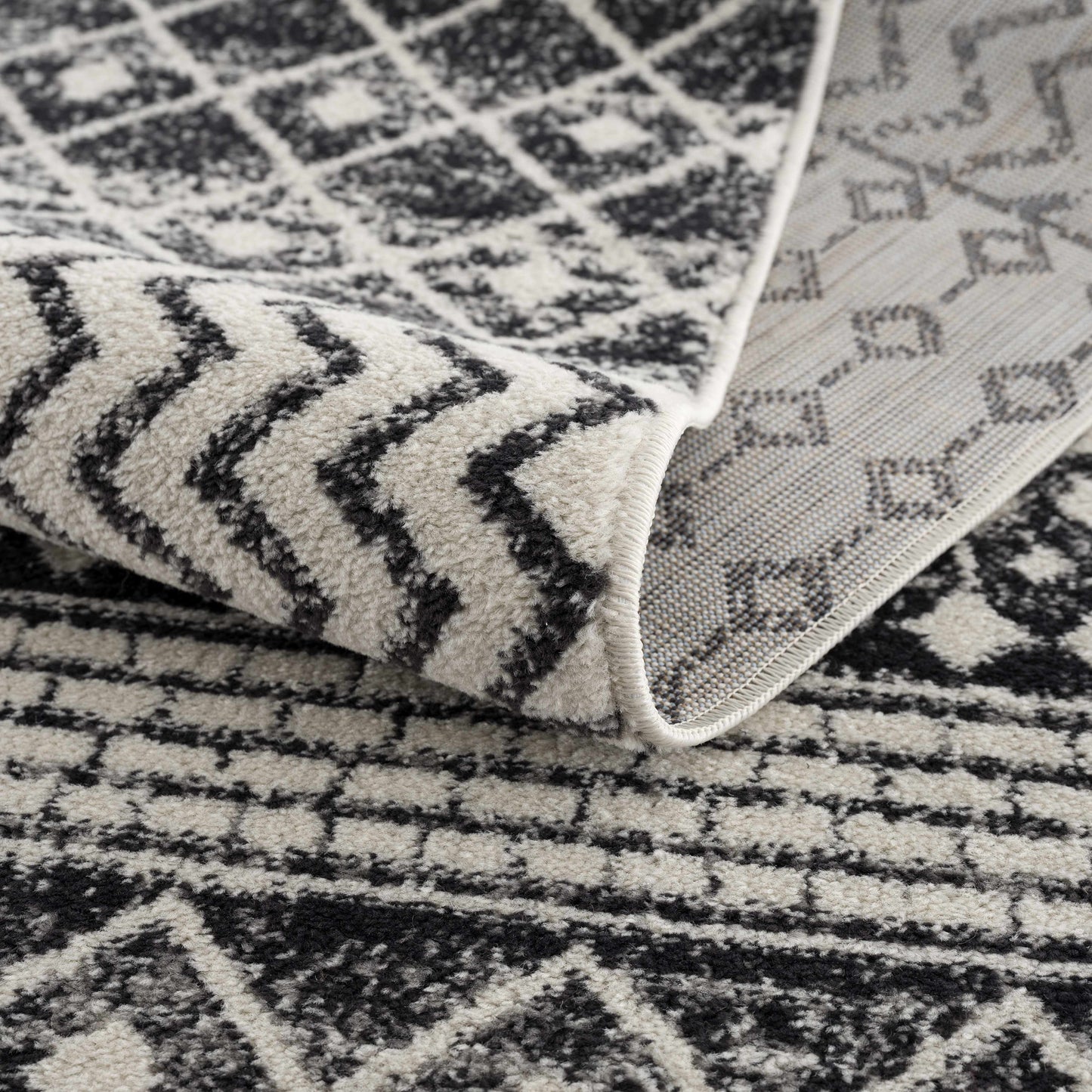 Constantin Black & White All Over Rug