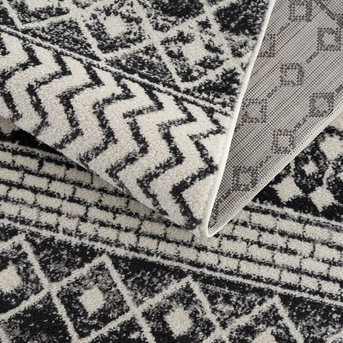 Constantin Black & White All Over Rug - Boutique Rugs