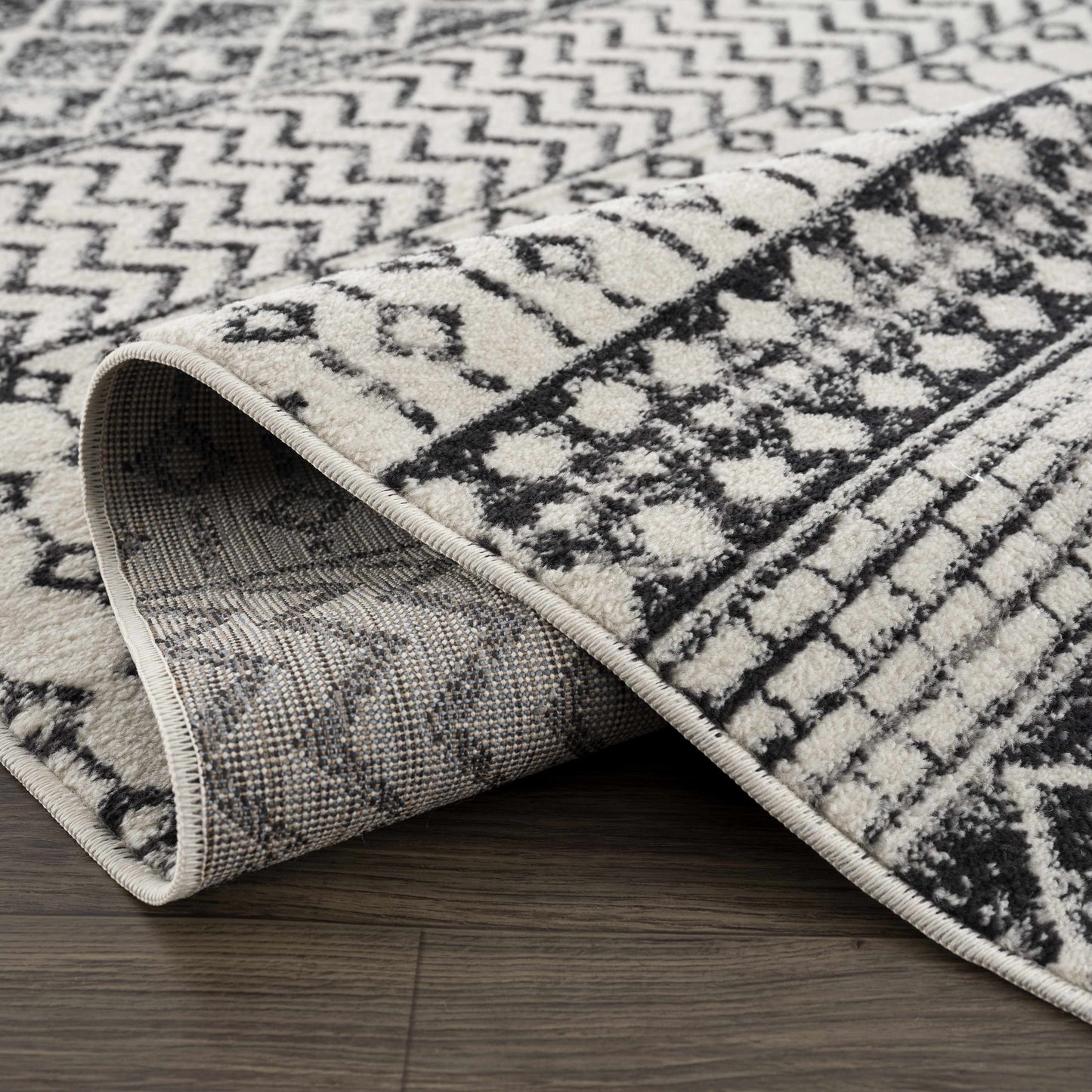 Constantin Black & White All Over Rug - Boutique Rugs