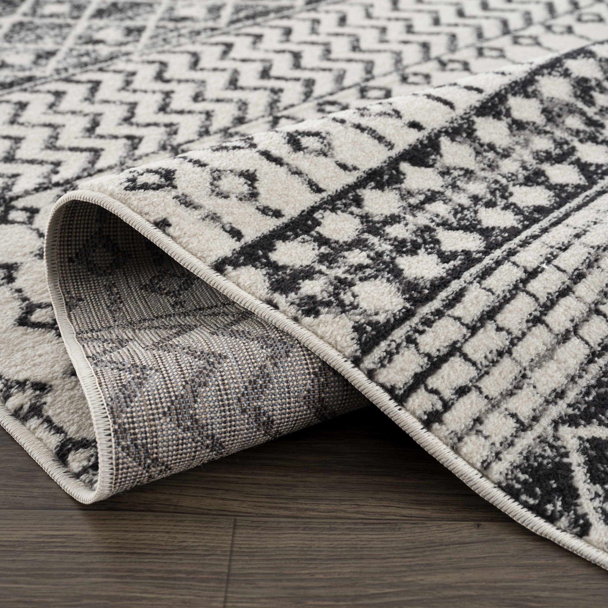 Constantin Black & White All Over Rug - Boutique Rugs