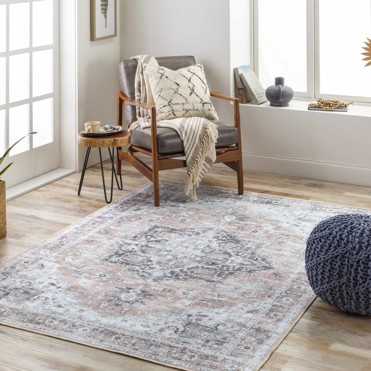 Fatih Washable Area Rug - Boutique Rugs