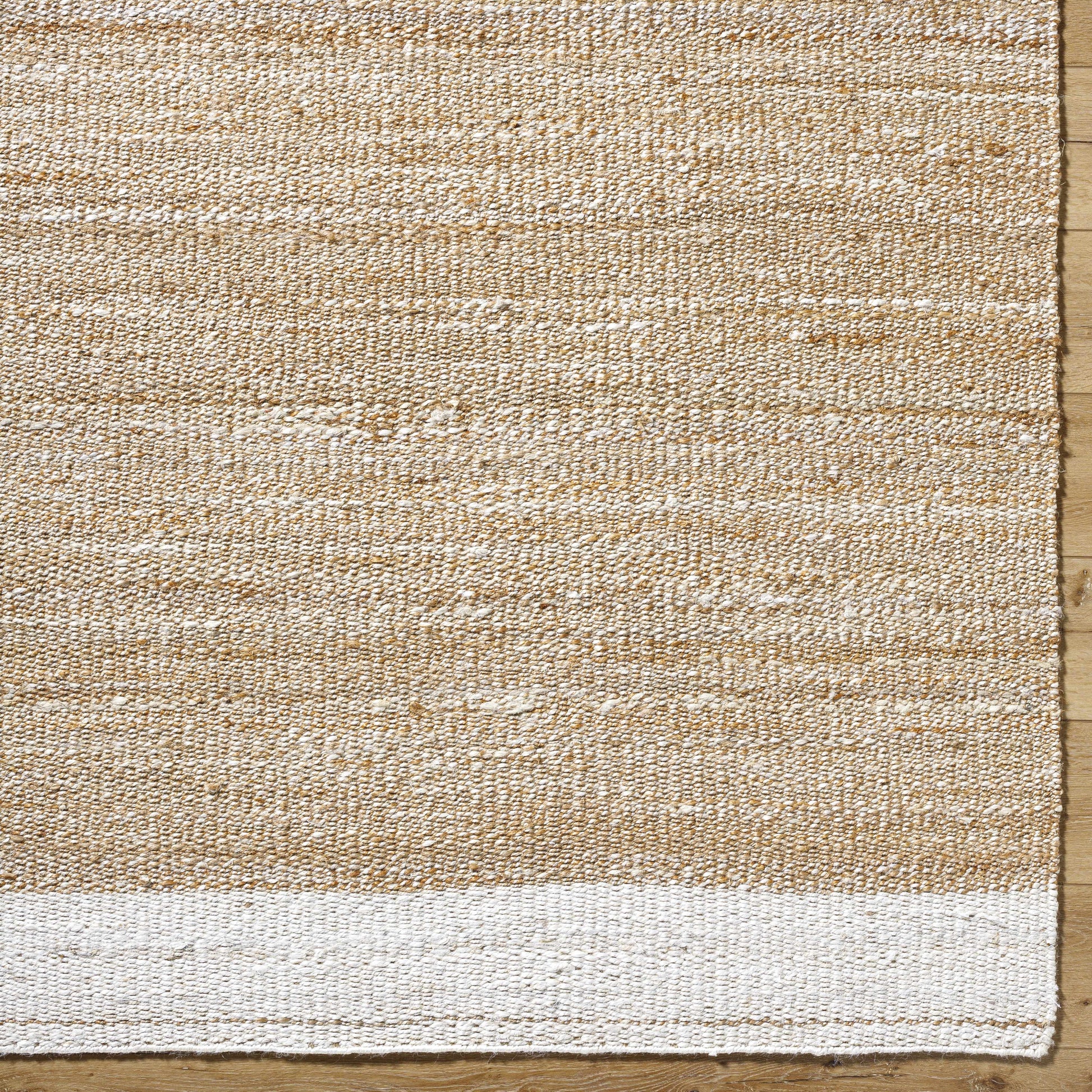 Natural and Ivory Jute Area Rug - Boutique Rugs