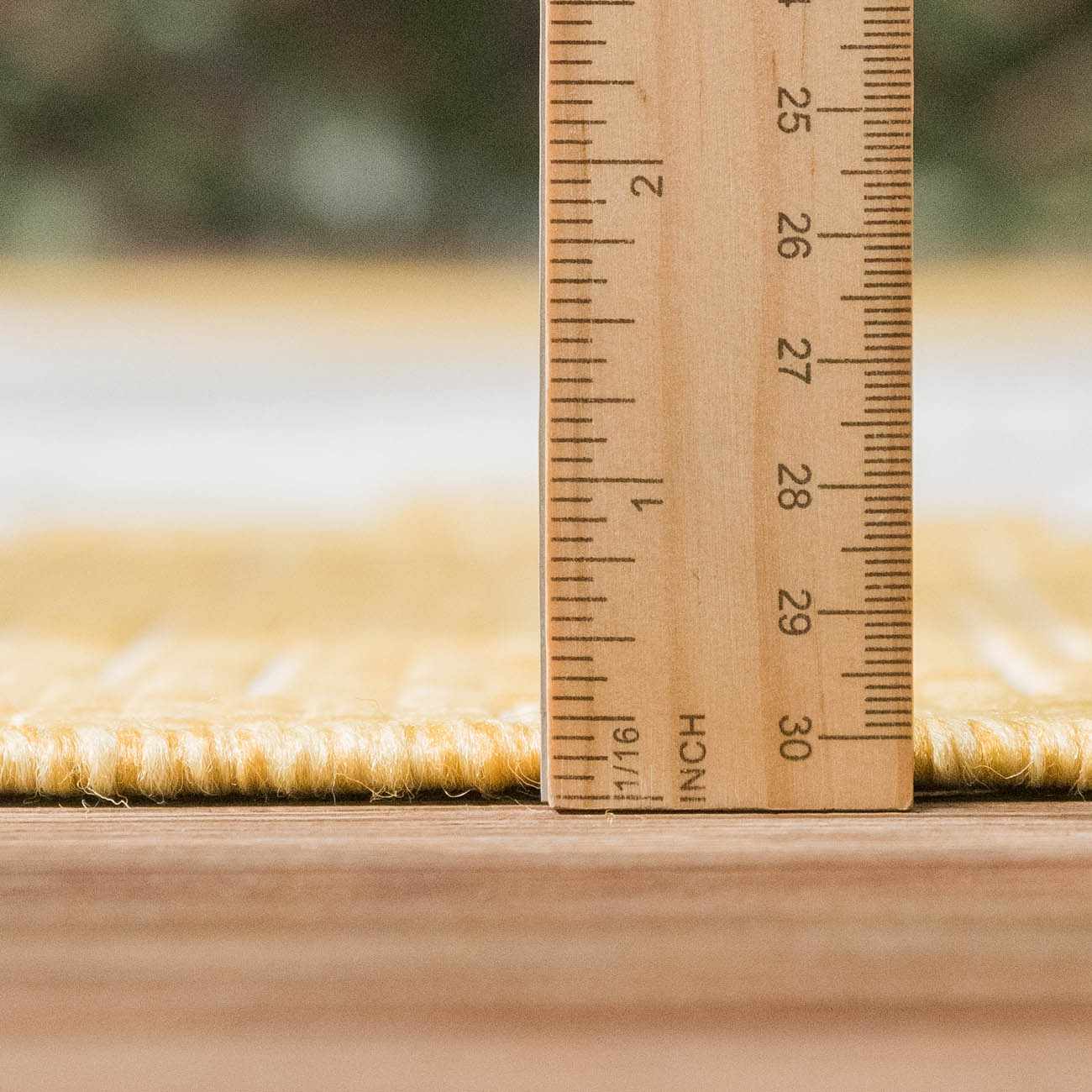 Tapis d'extérieur jaune Djugun