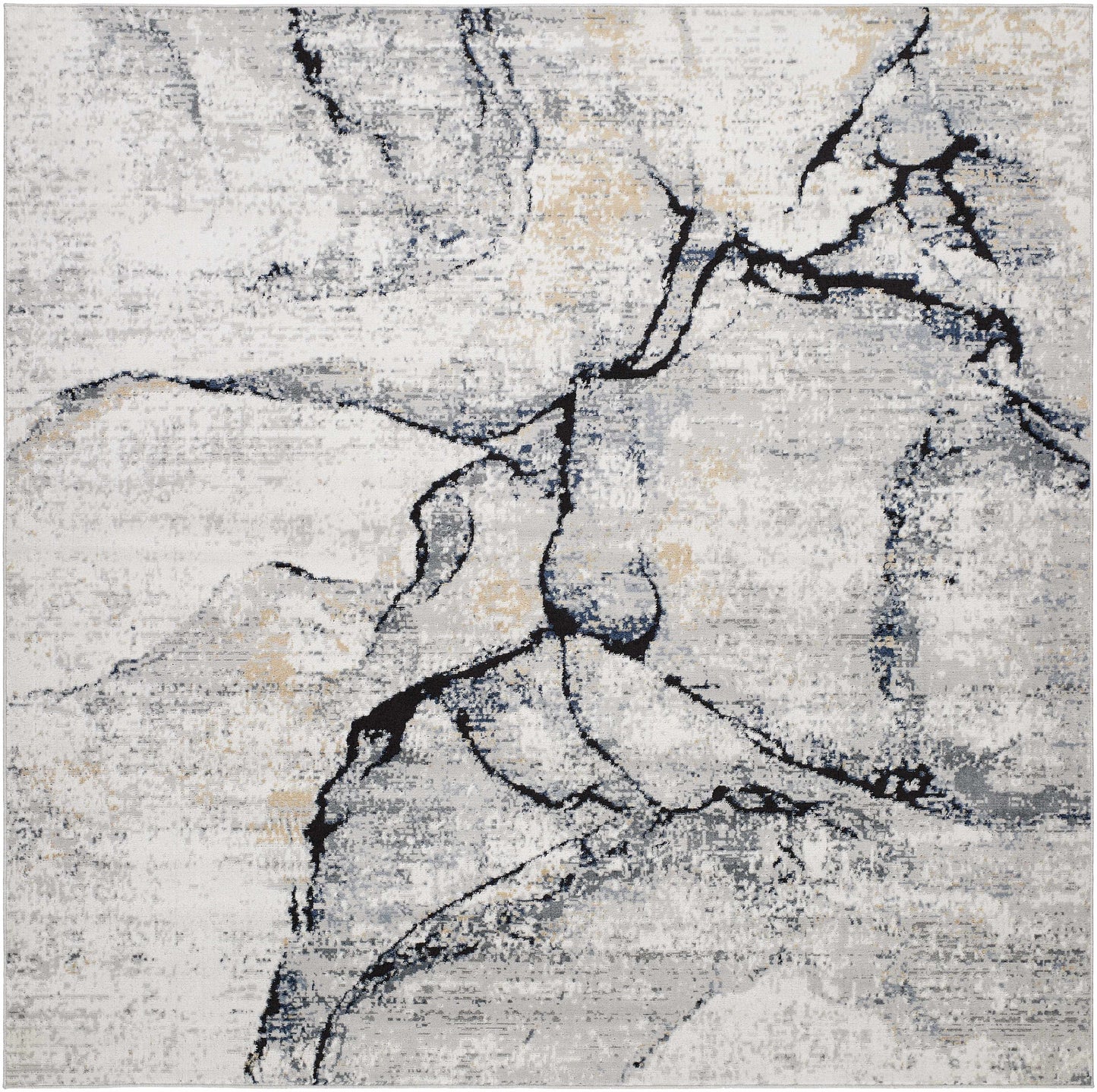 Fremantle Gray Marble Rug - Boutique Rugs