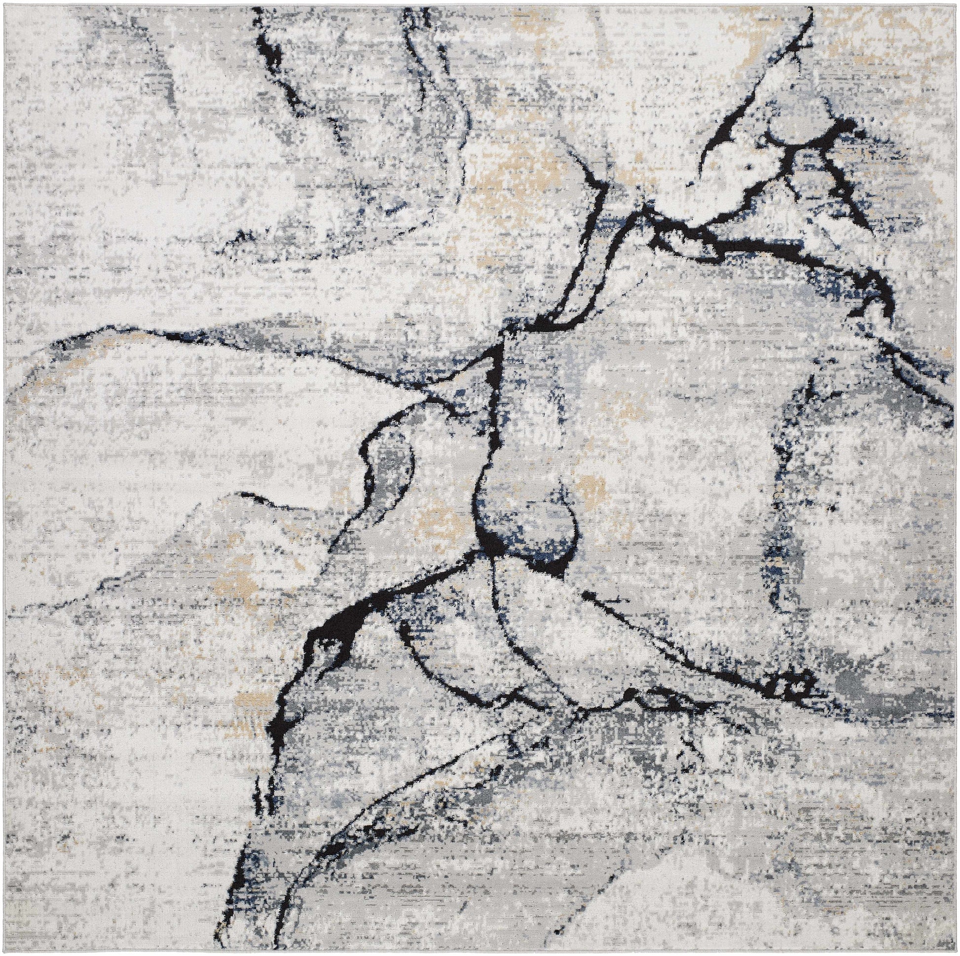 Fremantle Gray Marble Rug - Boutique Rugs