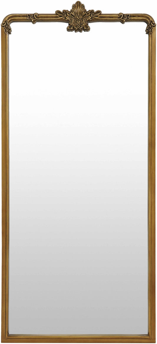 Gold Ornate 66" Rectangular Mirror