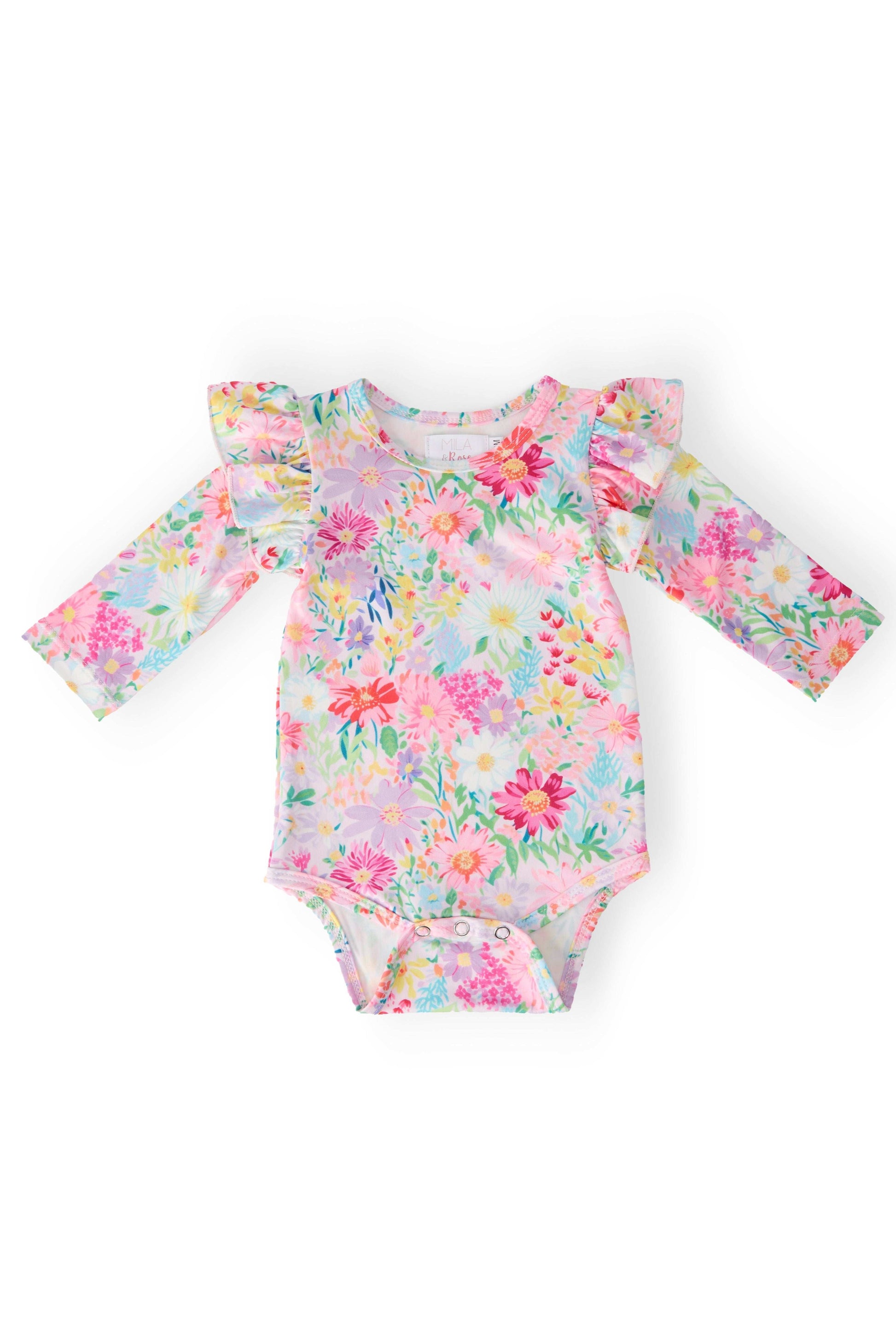 Field of Flowers L/S Flutter Bodysuit - Mila & Rose ®