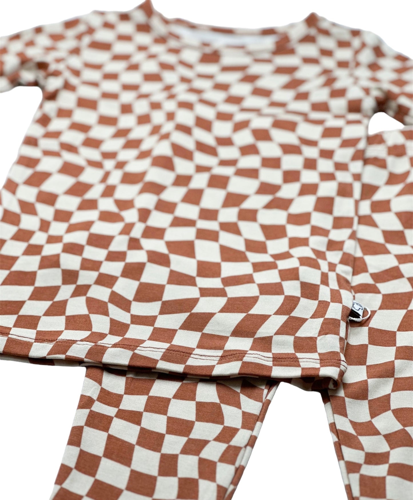 Rustic Checkerboard | Bamboo Two Piece Pajama