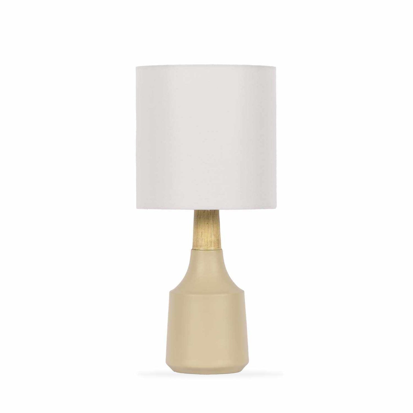 Ivory & White Modern Table Lamp