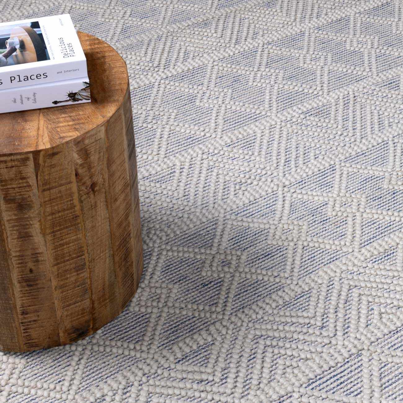 Ginter Handmade Beige Wool Rug - Clearance - Boutique Rugs