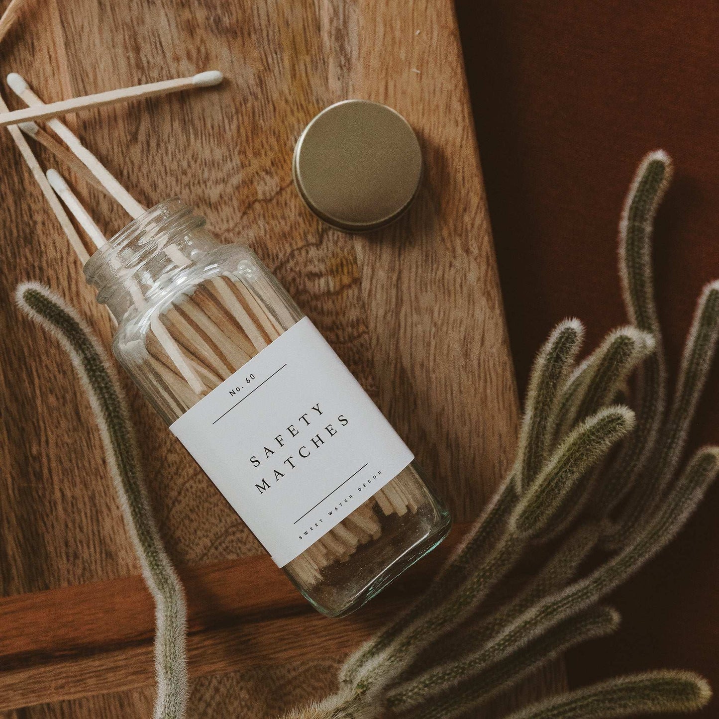 White Tip Safety Matches - 60 Count 3.75’’ - Sweet Water Decor