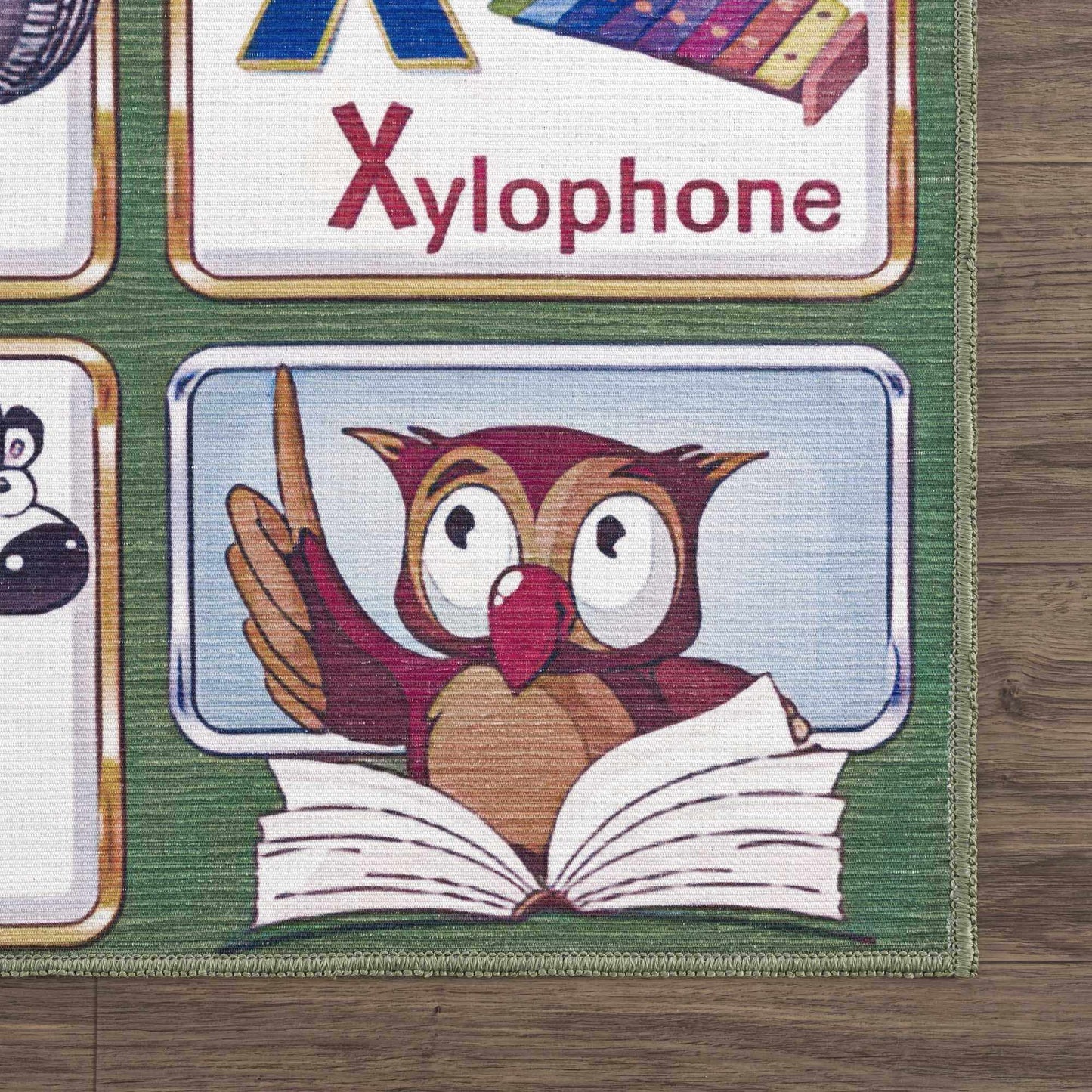 Osric Colorful Alphabet Washable Kids Rug - Boutique Rugs