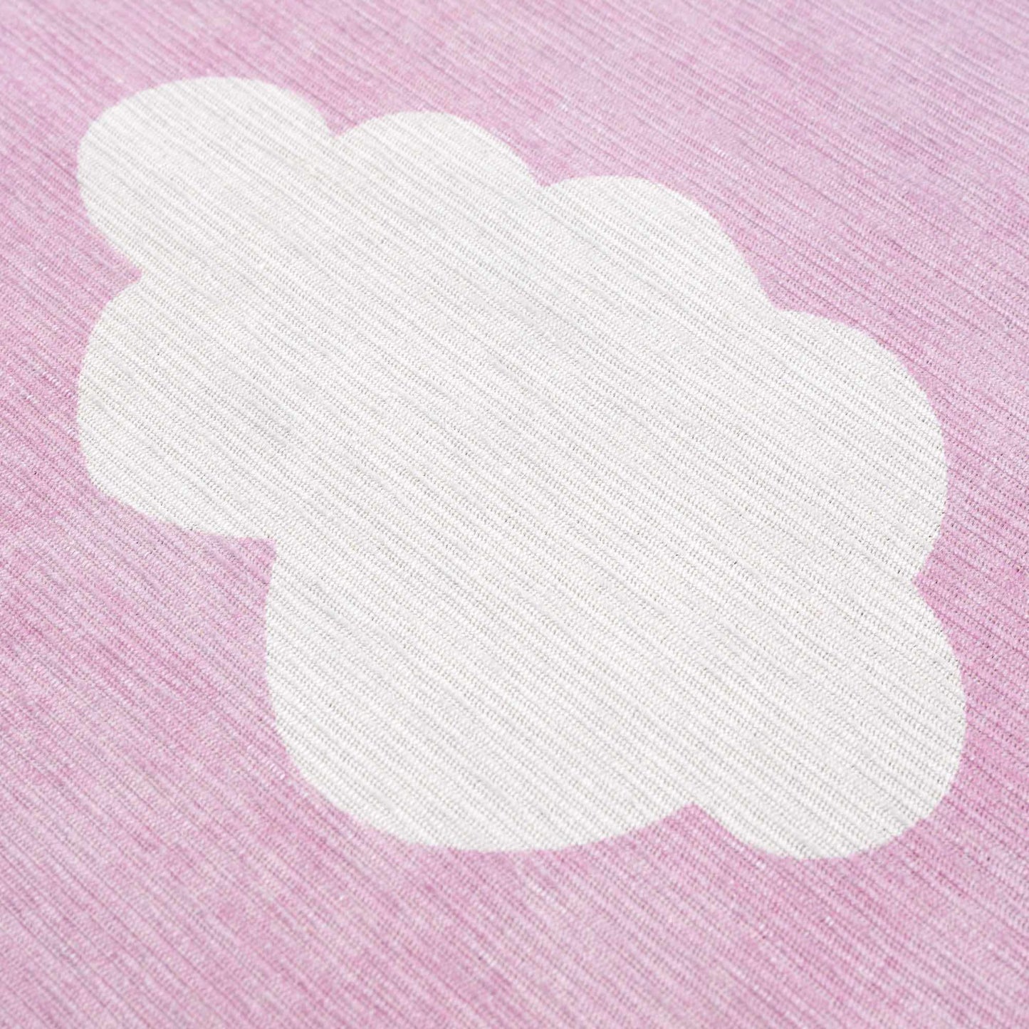 Nizar Pink Cloud Washable Kids Rug - 5’3’’ x 7’3’’ Rectangle - Boutique Rugs