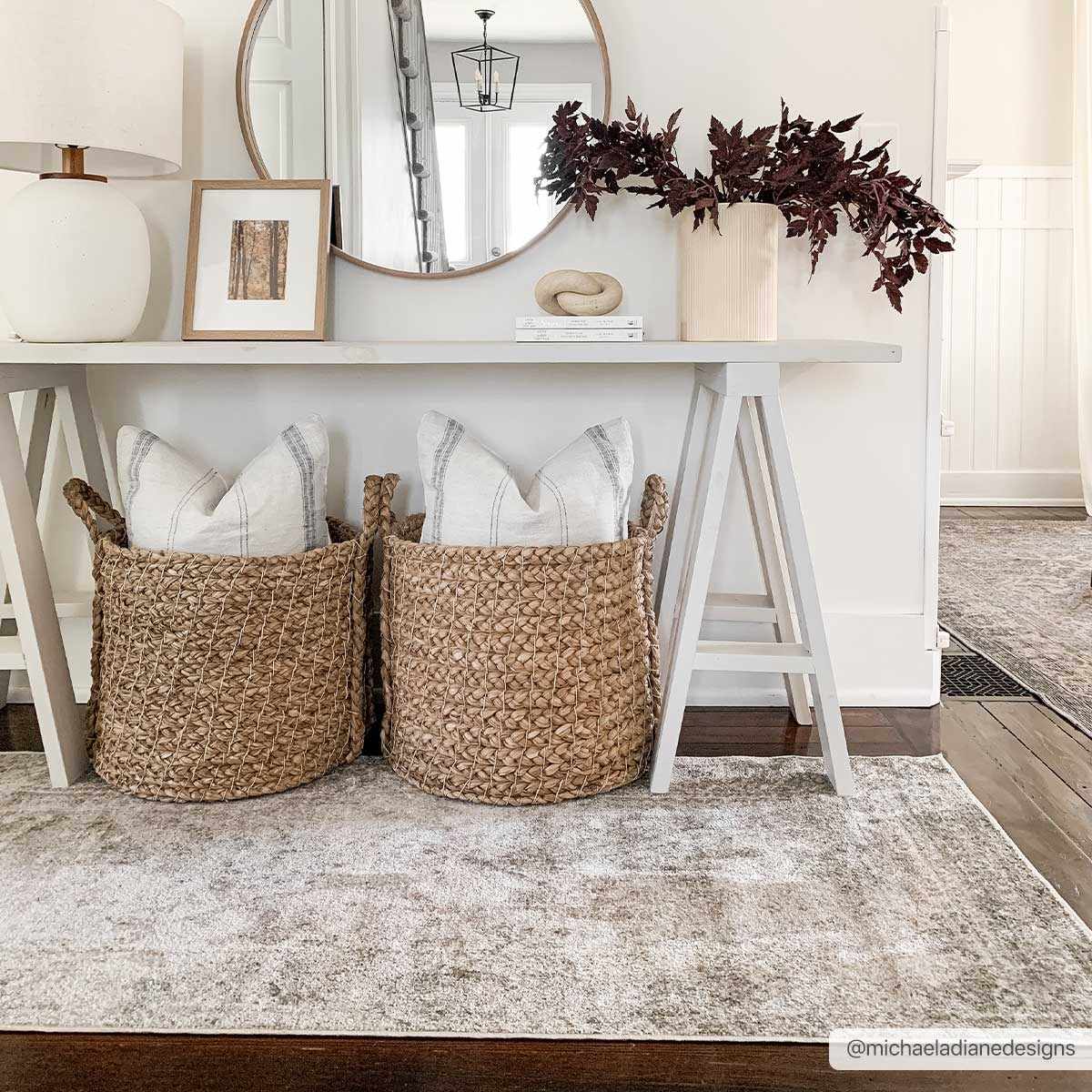 Gael Cream Washable Area Rug - 2’7’’ x 7’3’’ Runner - Boutique Rugs