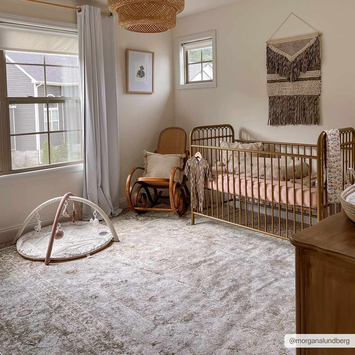 Gael Cream Washable Area Rug - Boutique Rugs