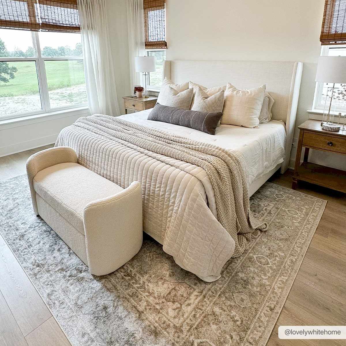 Gael Cream Washable Area Rug - 7’10’’ x 10’2’’ Rectangle - Boutique Rugs