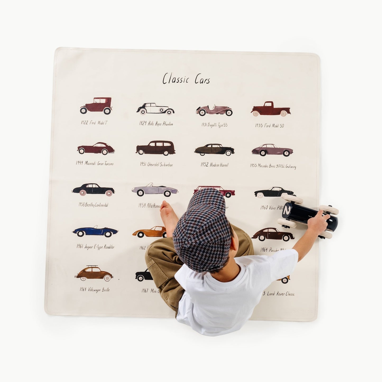 Nursery or Playroom Tapestry - Small - Classic Cars - Gathre
