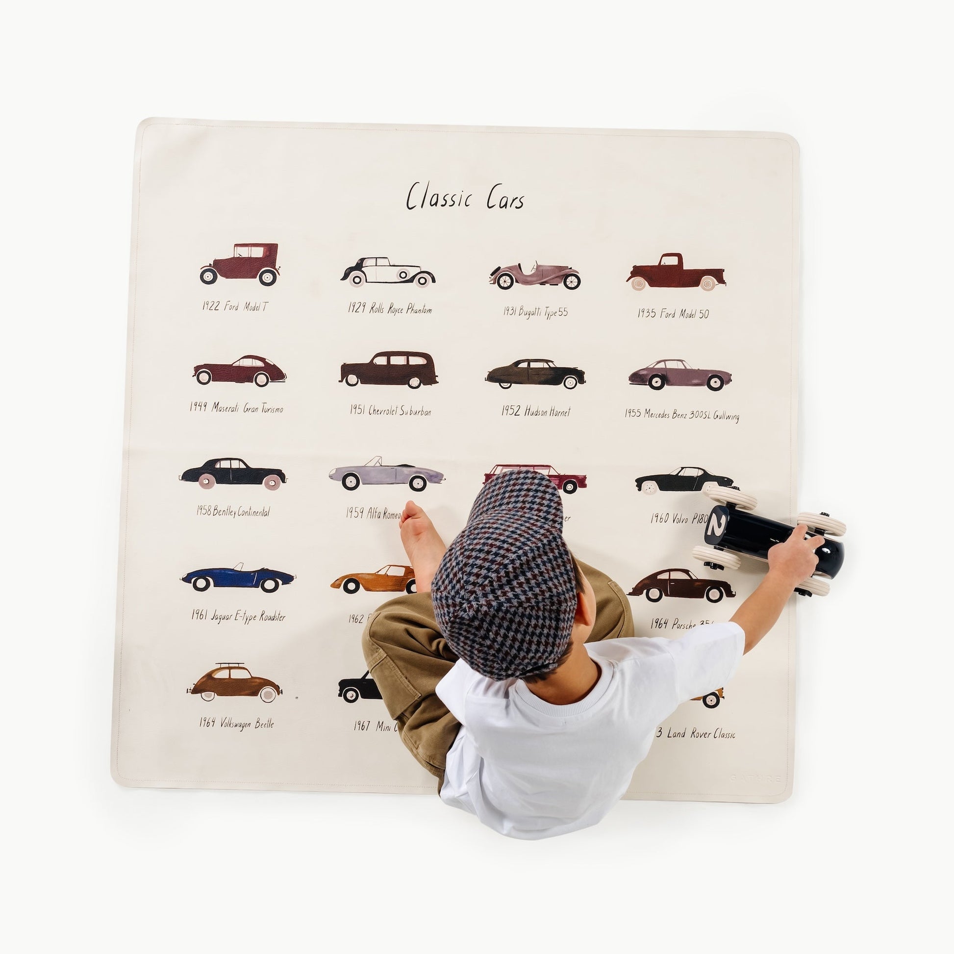 Nursery or Playroom Tapestry - Small - Classic Cars - Gathre