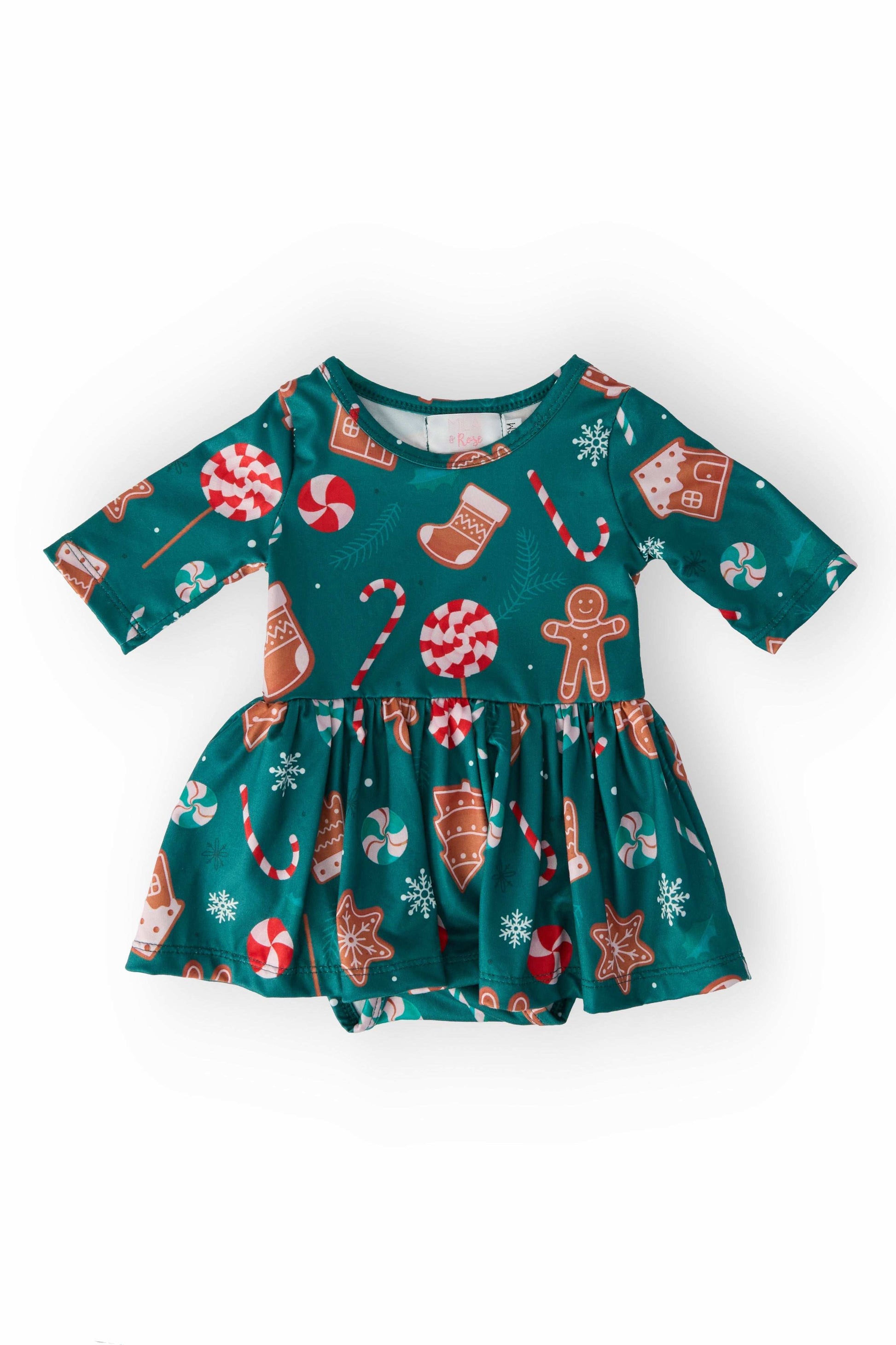 Gingerbread House Baby Bodysuit Outfit for Christmas - Mila & Rose ®