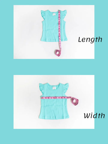 Light blue girls angel sleeve double ruffled short sleeve shirt