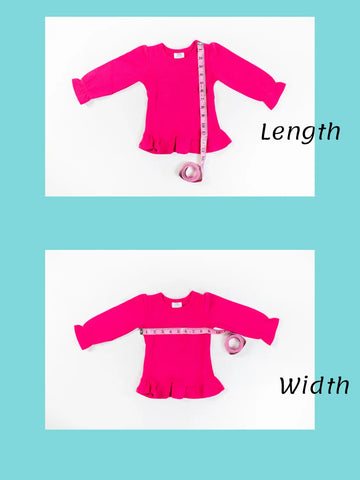 Girl’s Short Sleeve Ruffle Shirt (12M-Toddler)