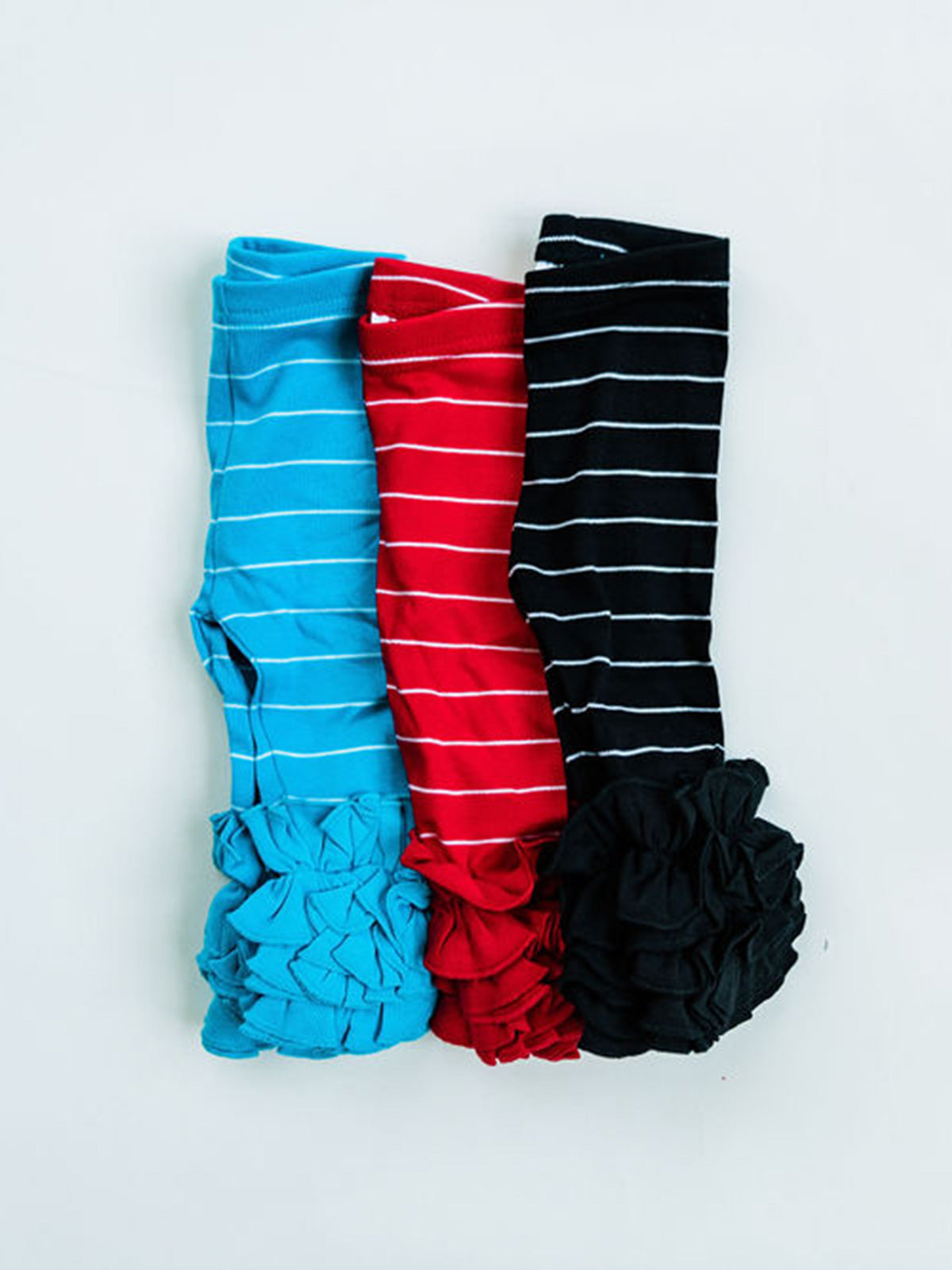 Girl’s Pinstriped Ruffle Icings - ARB Blanks