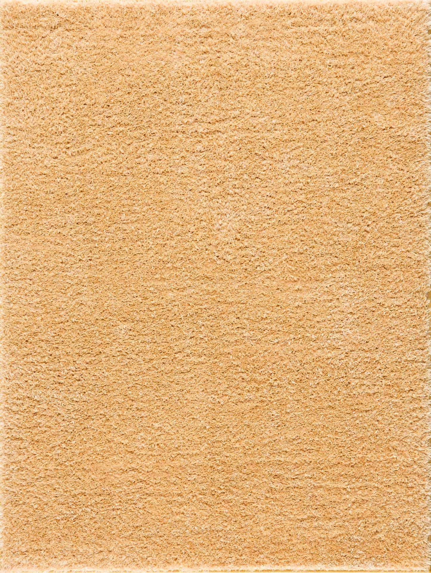Faina Solid Gold Shag Rug Washable - Boutique Rugs