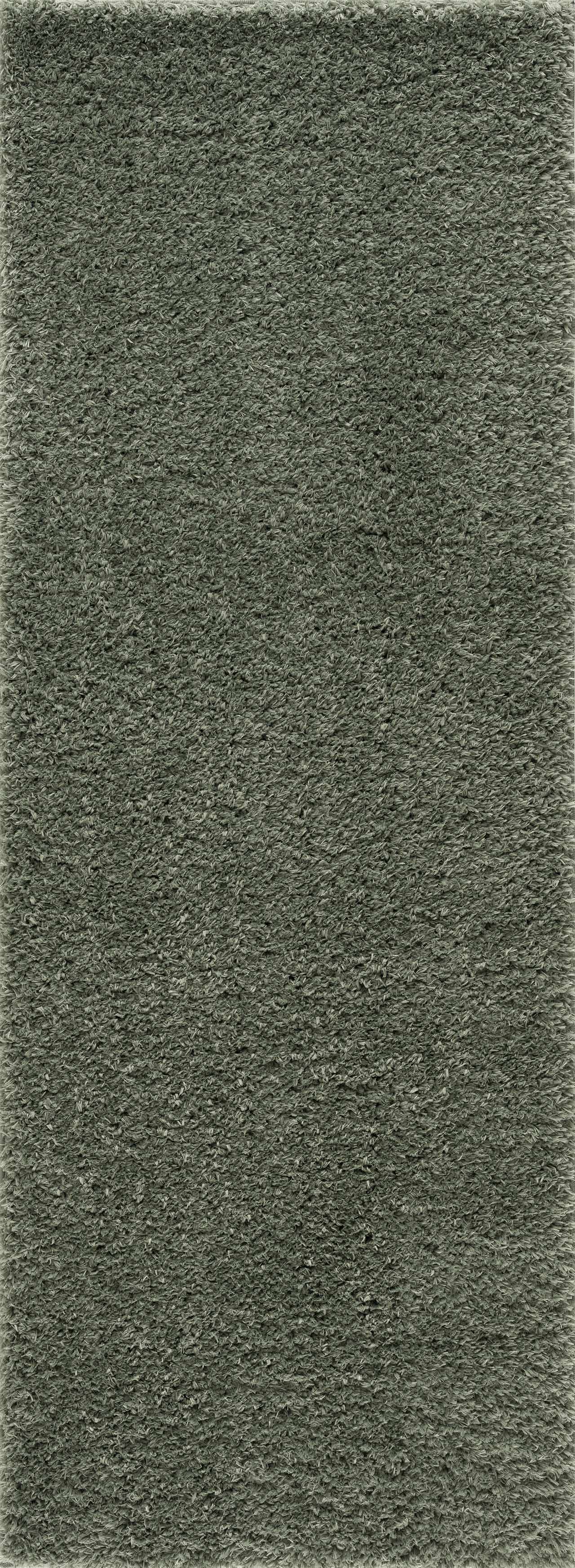 Faina Solid Green Shag Rug Washable - Boutique Rugs