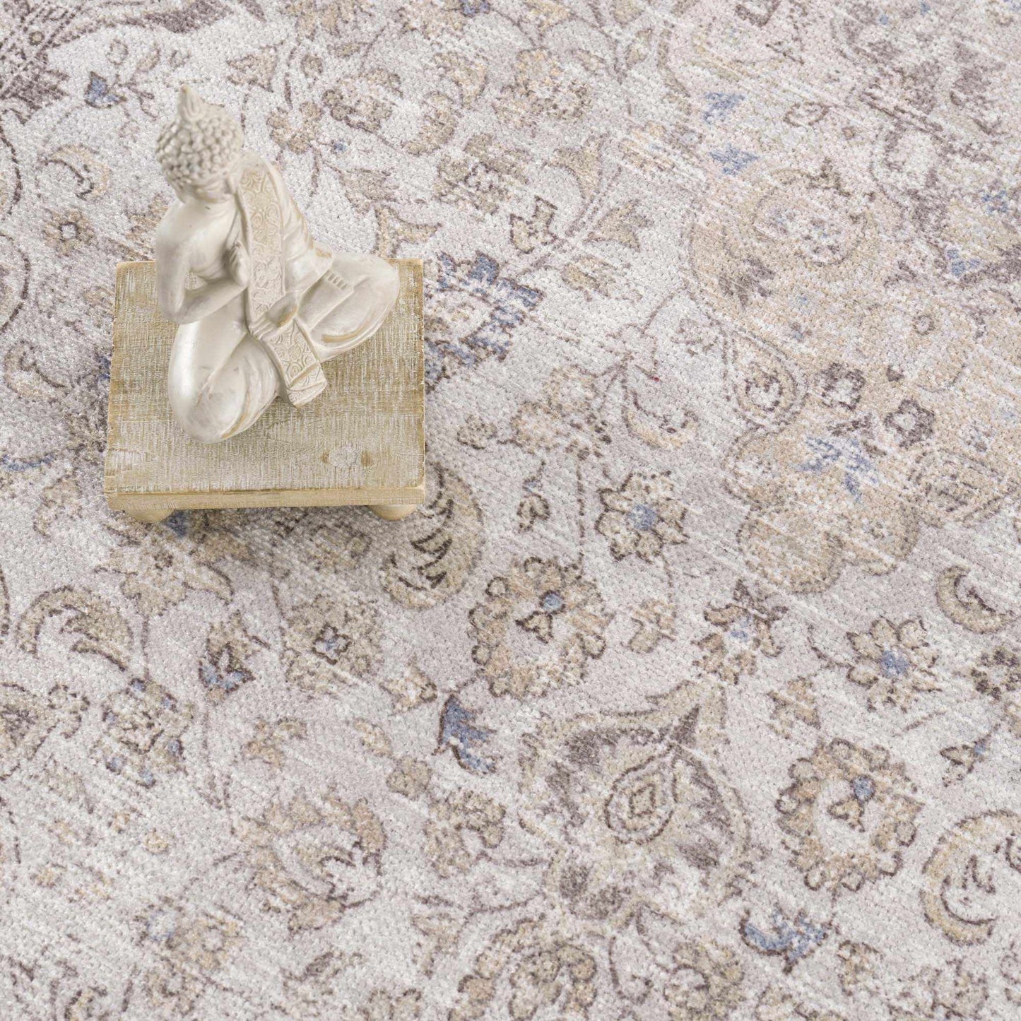 Cream Holi-2301 Washable Area Rug - Boutique Rugs