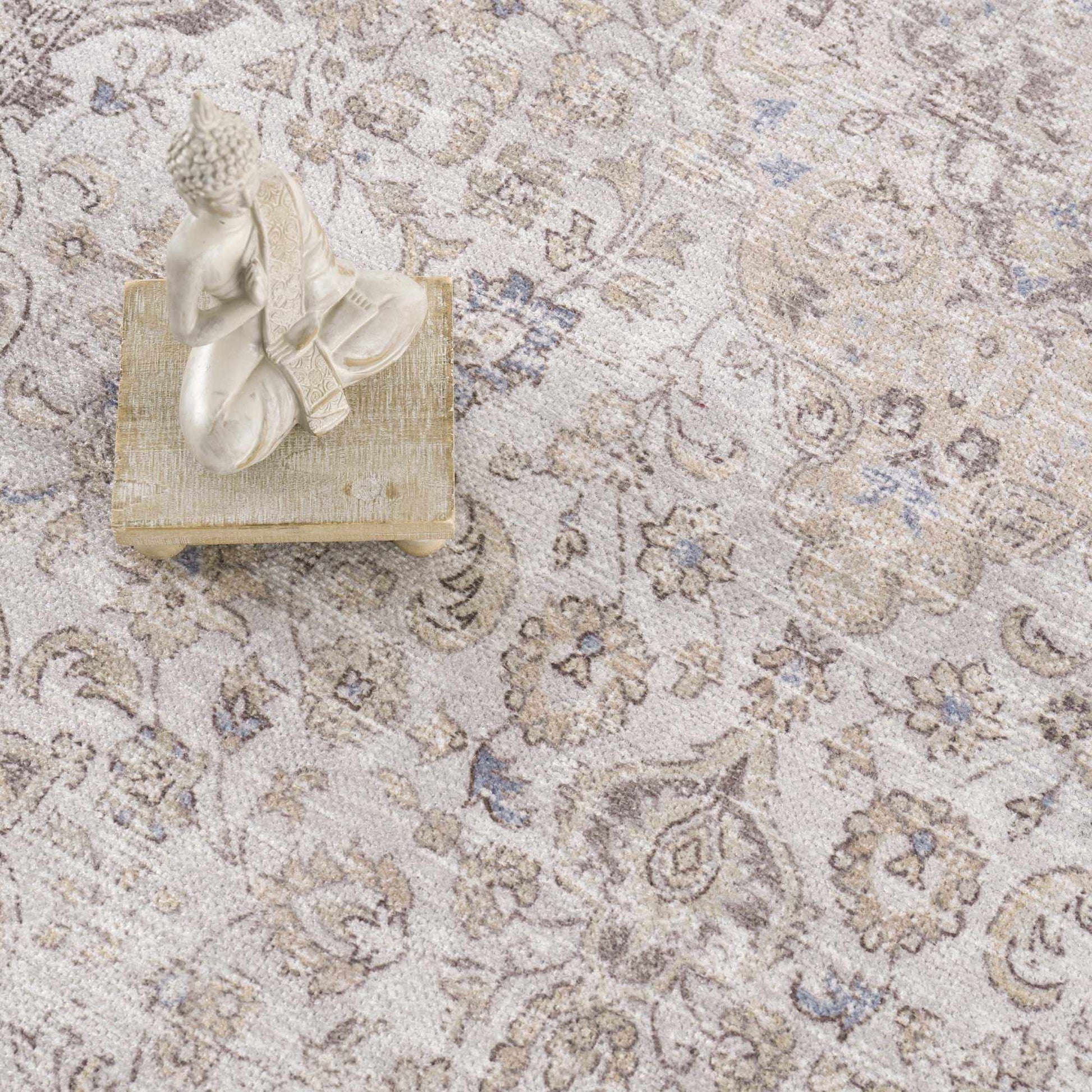Cream Holi-2301 Washable Area Rug - Boutique Rugs