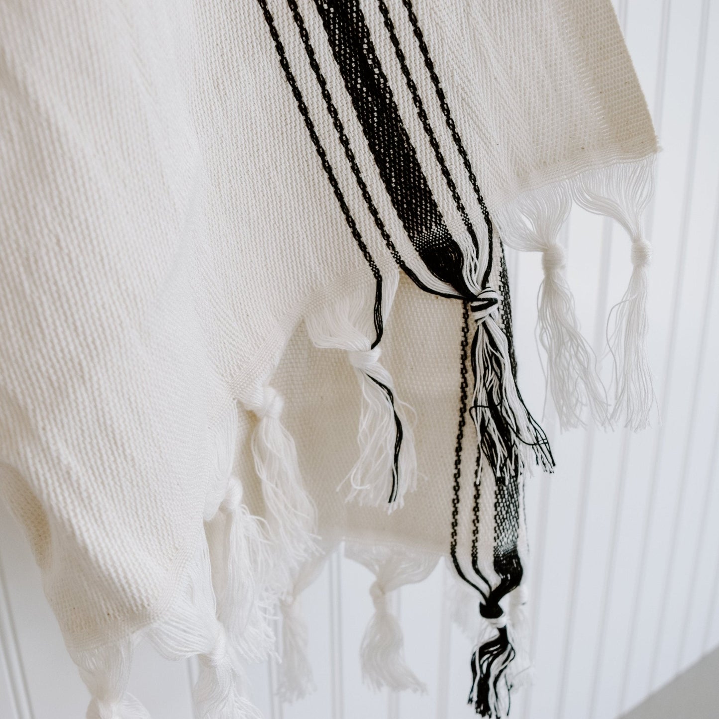 Savannah Turkish Cotton + Bamboo Hand Towel - Five Stripe