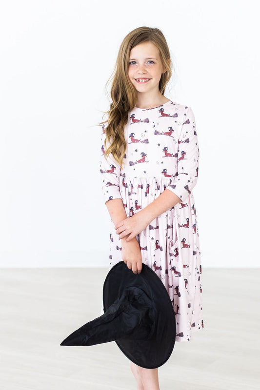 Happy Howl-oween Pocket Twirl Dress - Mila & Rose ®
