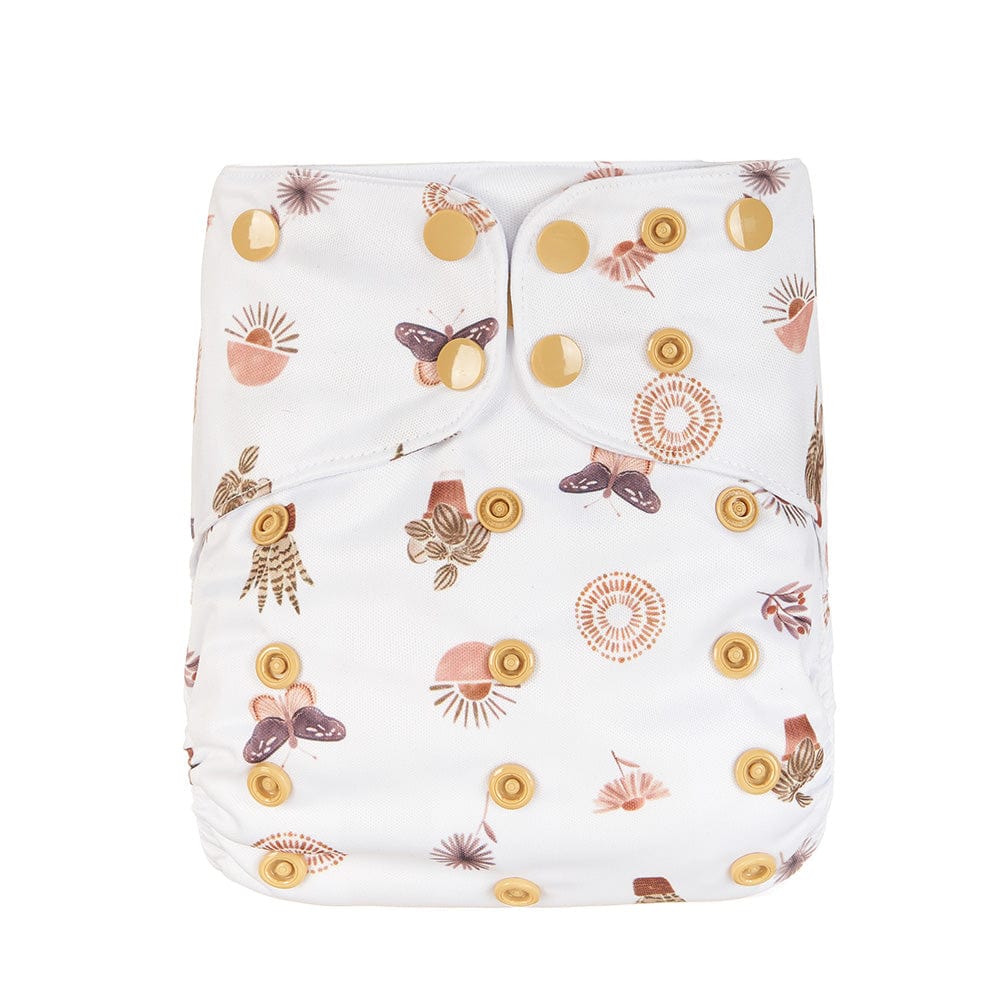 Earth & Pebble One Size Pocket Diaper - Natural World Collection