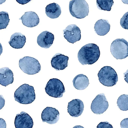 Haven Dots Wallpaper Design Blue