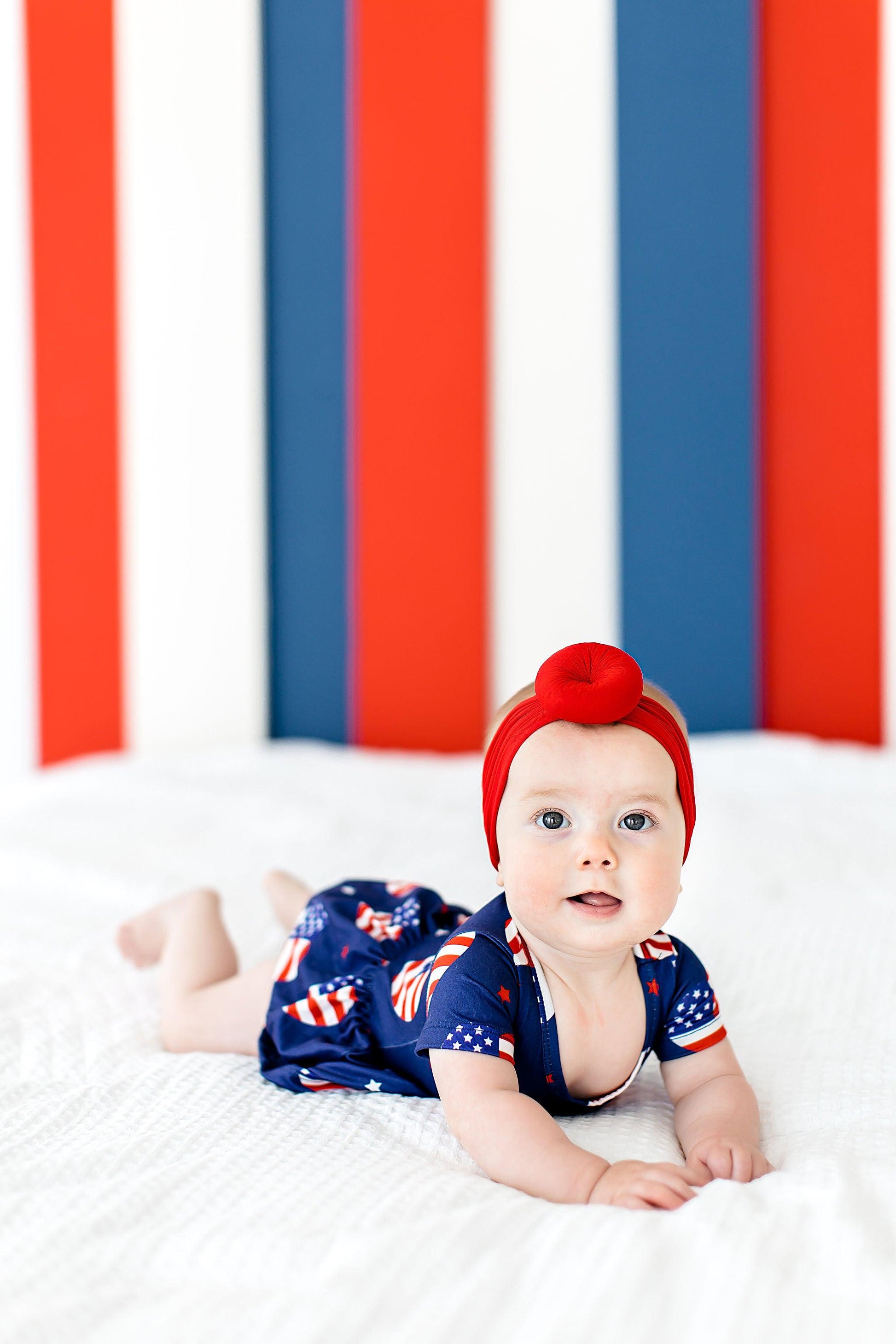 I Heart the USA S/S Twirl Bodysuit - Mila & Rose ®
