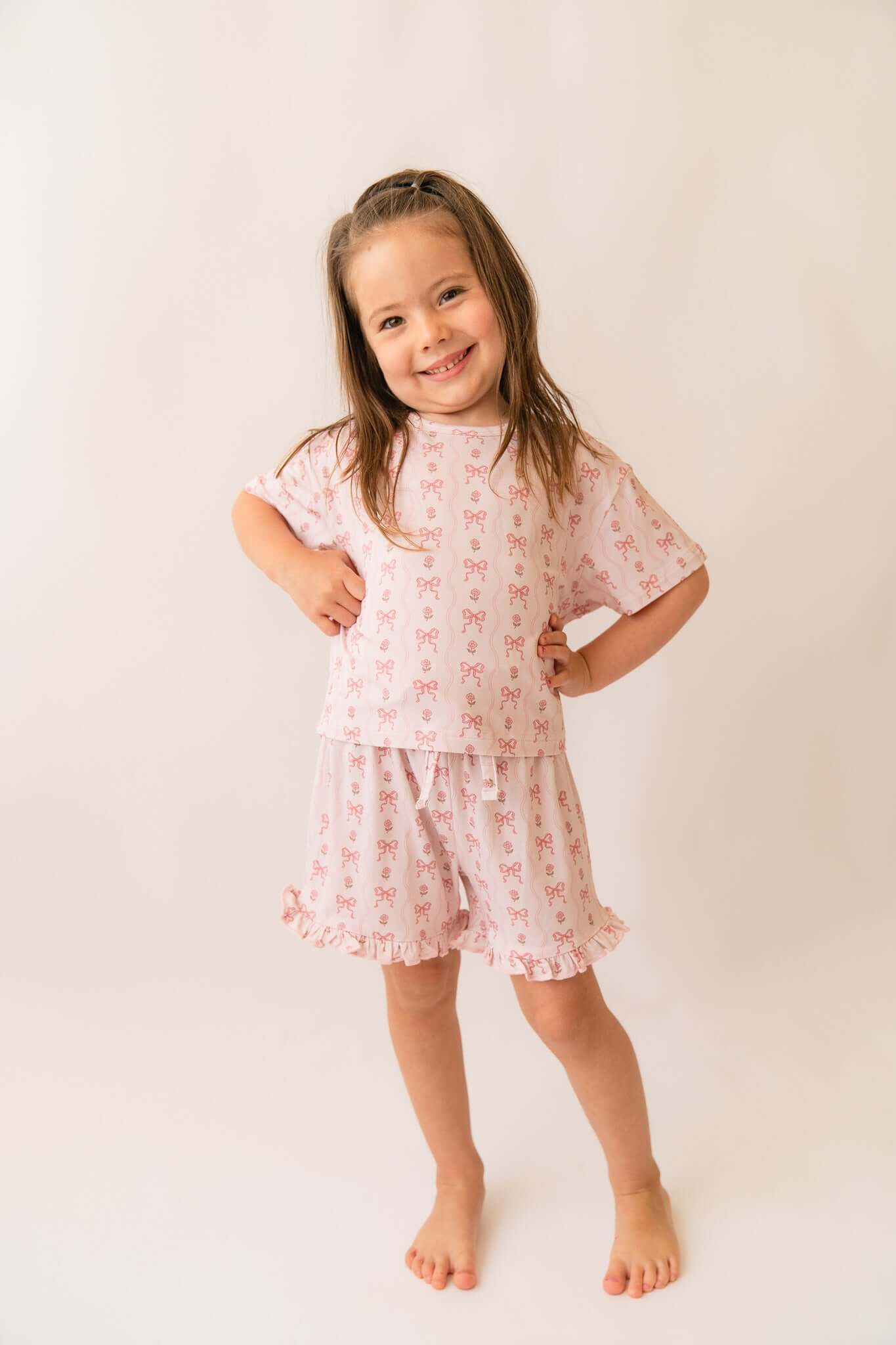 Pajamas Set - Bows - Annie Bean