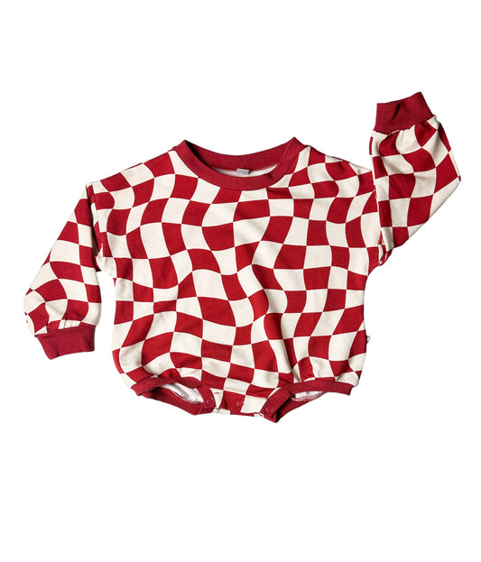 Retro Checkerboard | Bubble Rompers