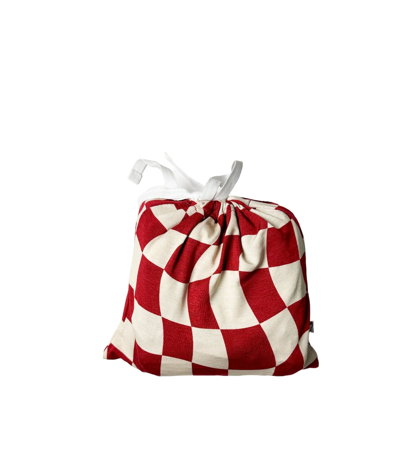 Retro Checkerboard Swaddle/ Beanie Set