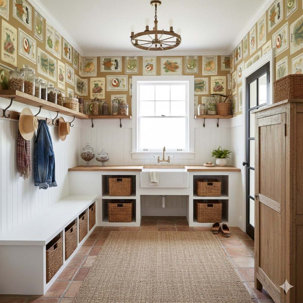 Martha Wallpaper by Cinnamon Clouds - Loomwell Home Goods