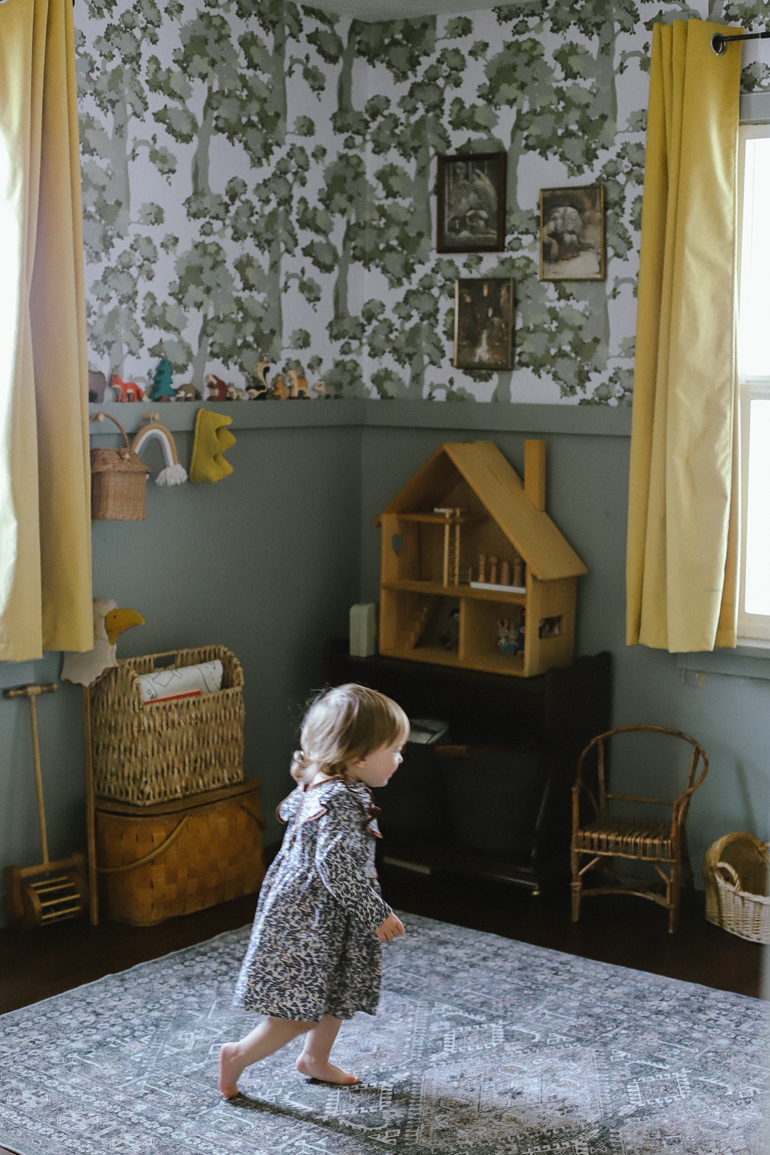 Wilma Wallpaper by Grateful Artsy Soul - Loomwell Home Goods