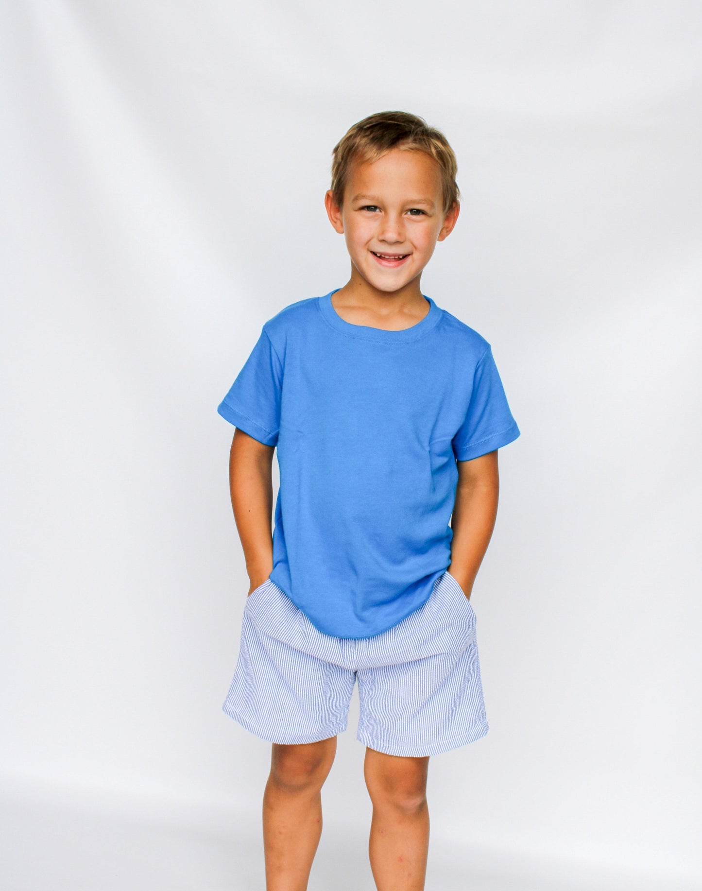 Short Sleeve Shirts - NEW COLORS! - Boy’s Short Sleeve Shirt / Blue / 12M - ARB Blanks