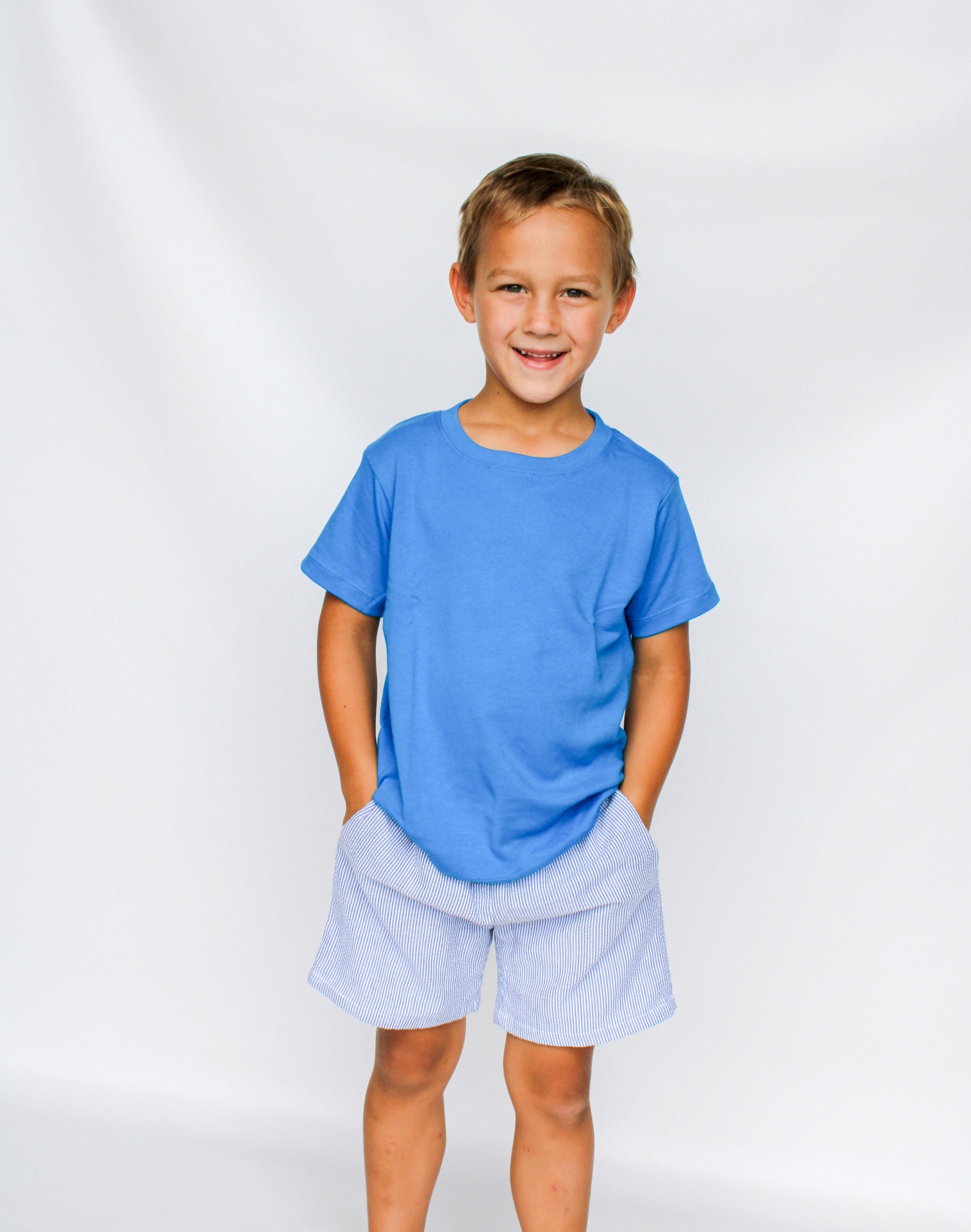 Short Sleeve Shirts - NEW COLORS! - Boy’s Short Sleeve Shirt / Blue / 12M - ARB Blanks