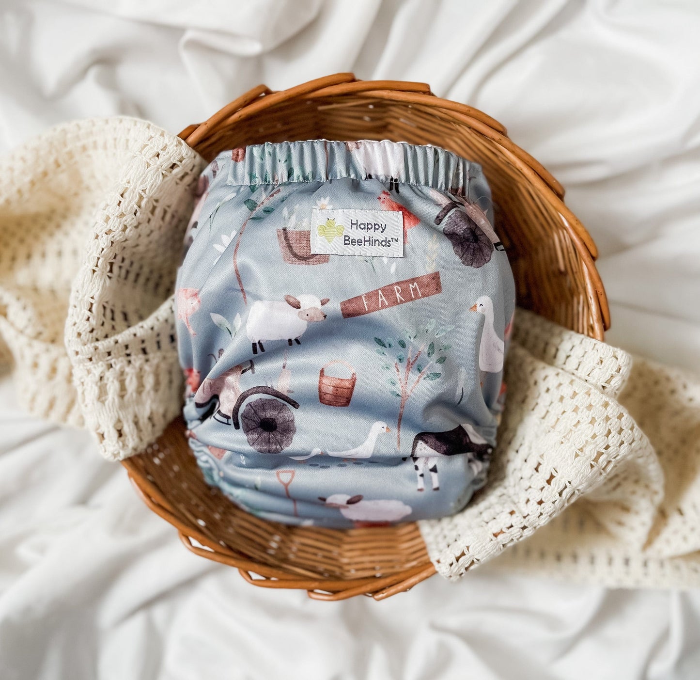 The "Deluxe" Pocket Diaper by Happy BeeHinds Original Collection