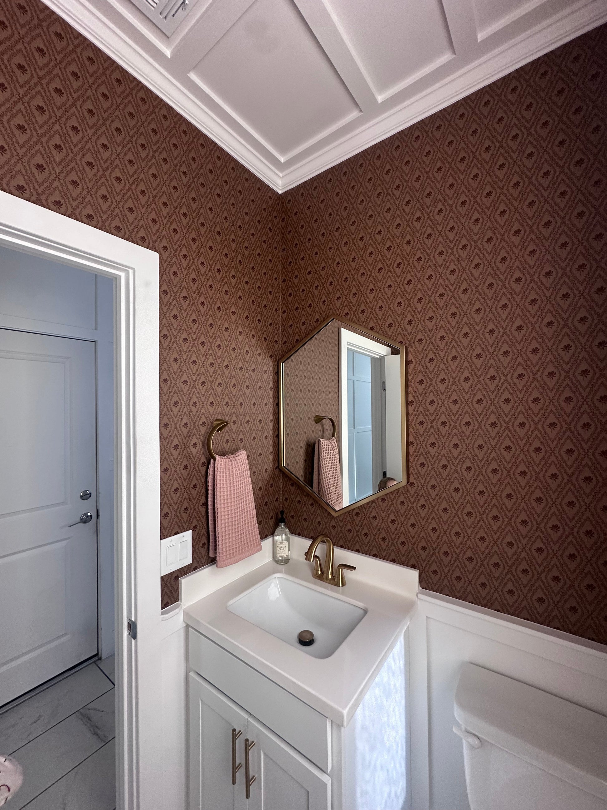 Violet Wallpaper by Taddy Mikelaites - Loomwell Home Goods