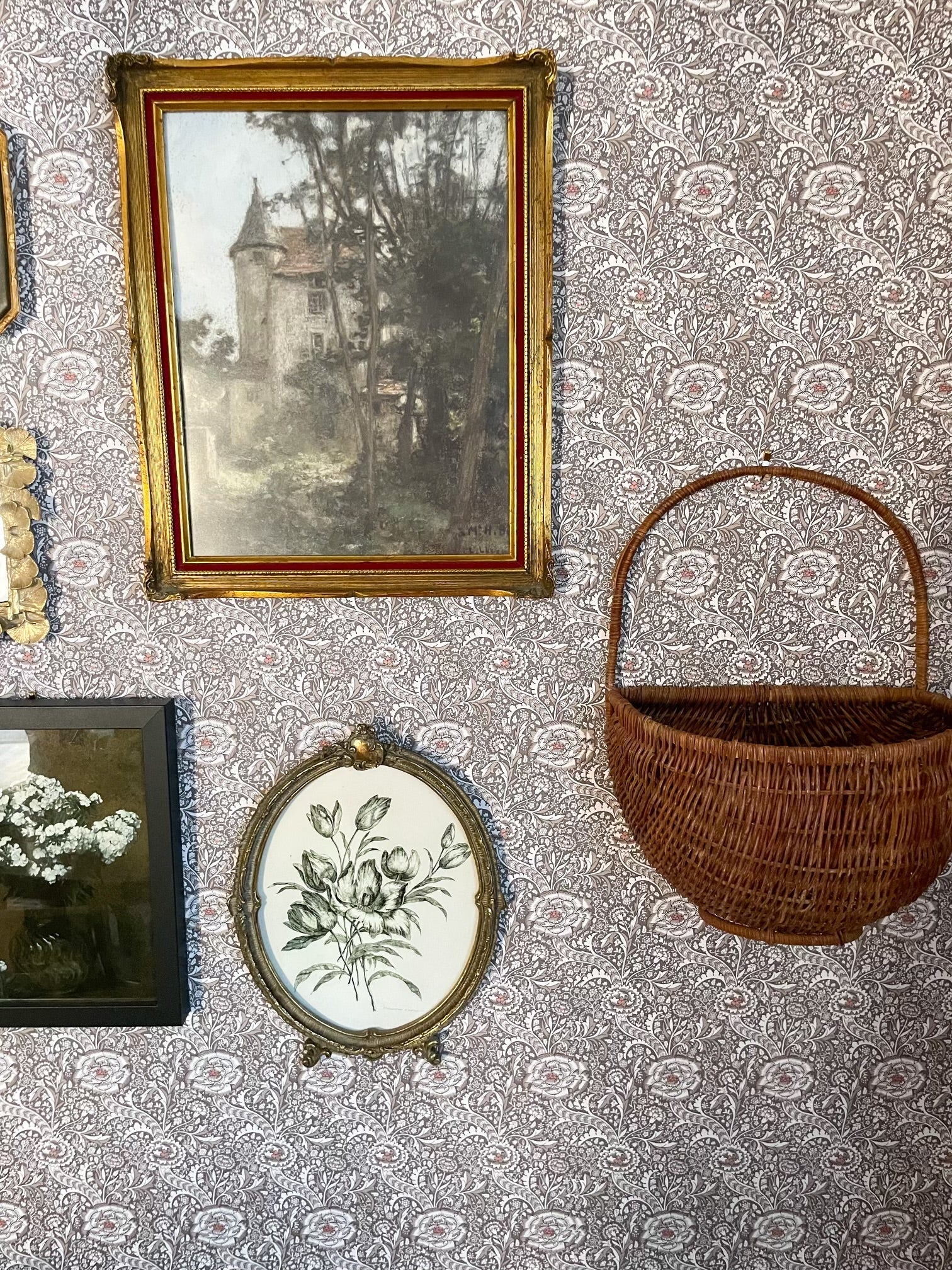 Annika Floral Wallpaper by Bear Bell - Loomwell Home Goods