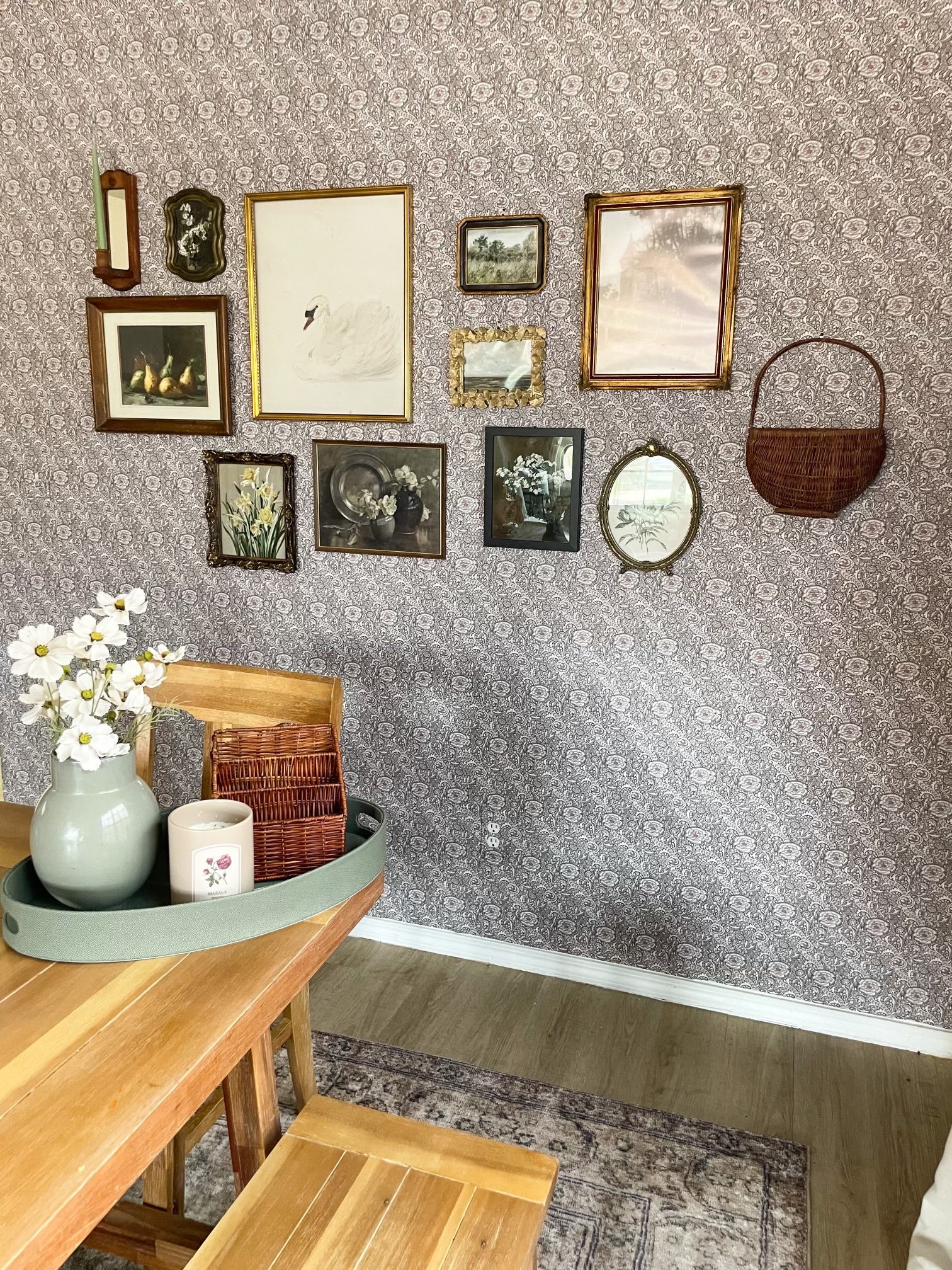 Annika Floral Wallpaper by Bear Bell - Loomwell Home Goods