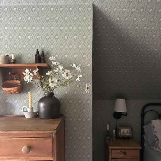Violet Wallpaper by Taddy Mikelaites - Loomwell Home Goods