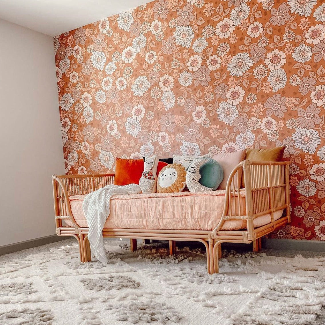 Flora Wallpaper by Golden June - Loomwell Home Goods